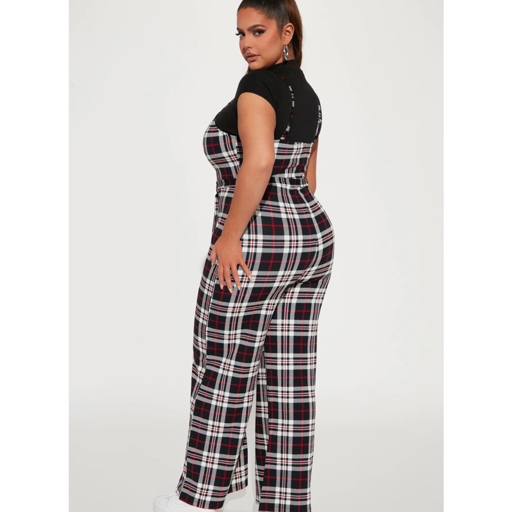 🌹Plaid Jumpsuit 🌹